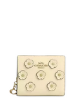 Coach Snap Wallet With Floral Applique