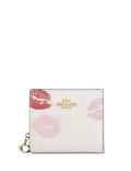 Coach Snap Wallet With Lips Print