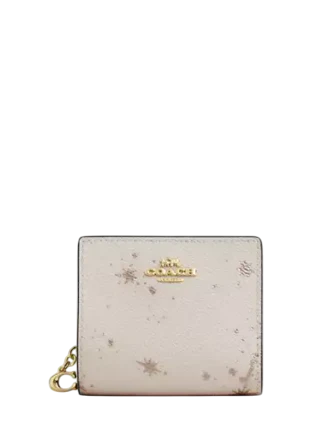 Coach Snap Wallet With Star Print
