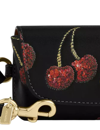Coach Sunglass Case With Cherry Print