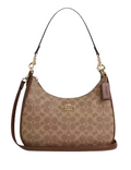 Coach Teri Hobo Bag In Signature Canvas