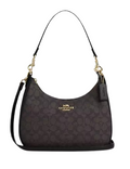 Coach Teri Hobo Bag In Signature Canvas