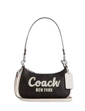 Coach Teri Mini Crossbody Bag In Signature Canvas With Coach Graphic