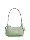 Coach Teri Mini Crossbody Bag In Signature Leather With Heart Charm