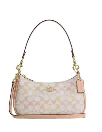 Coach Teri Shoulder Bag In Pretty Signature Canvas