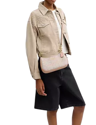 Coach Teri Shoulder Bag In Pretty Signature Canvas