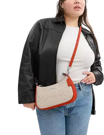 Coach Teri Shoulder Bag In Signature Canvas