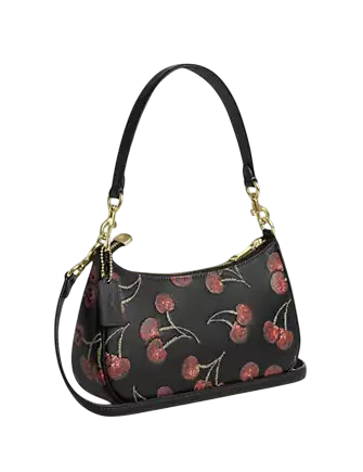Coach Teri Shoulder Bag With Cherry Print