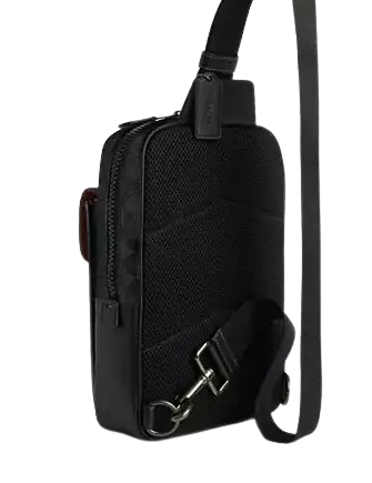 Coach Track Pack In Signature Canvas
