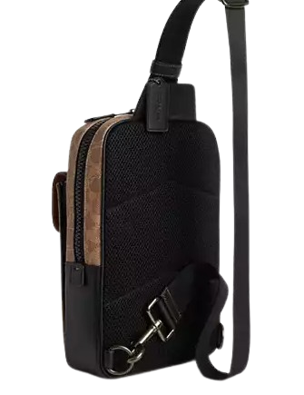 Coach Track Pack In Signature Canvas