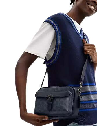 Coach Warner Crossbody Bag In Signature Canvas