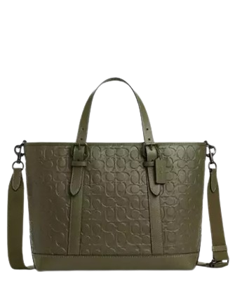 Coach Warner Tote Bag In Signature Leather