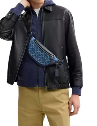 Coach Warren Mini Belt Bag In Signature Denim