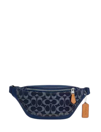 Coach Warren Mini Belt Bag In Signature Denim