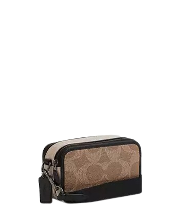 Coach Wyatt Crossbody Bag In Blocked Signature Canvas