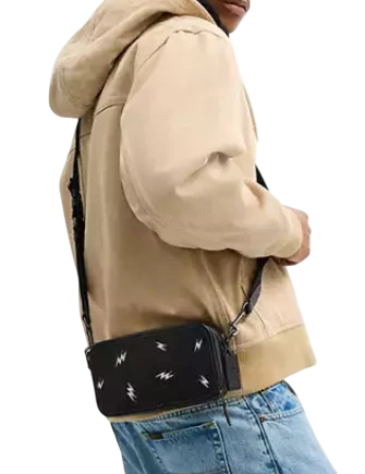 Coach Wyatt Crossbody Bag With Lightning Bolt Print