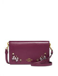 Coach Crystal Applique Slim Phone Crossbody in Refined Leather