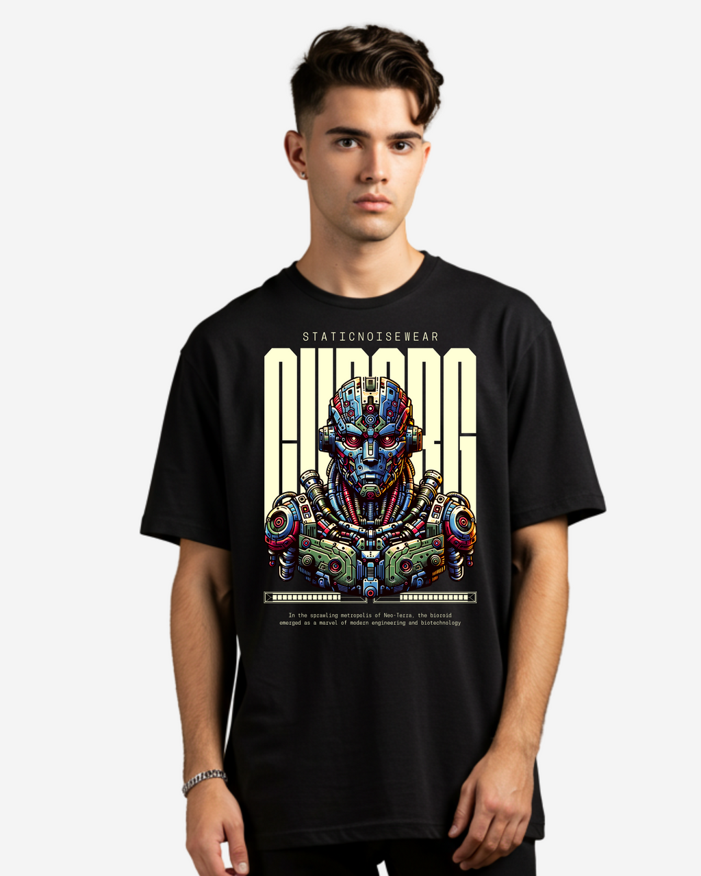 Cyborg Men's Oversized T-Shirt