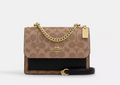 NWT Coach Mini Klare Crossbody In Signature Canvas & Leather