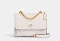 NWT Coach Mini Klare Crossbody Leather Bag In Gold/Chalk