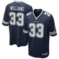Dallas Cowboys Javonte Williams Navy Team Game Jersey