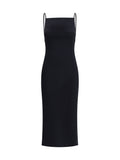 Givenchy Women Midi Dress With Draped Back