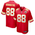 Kansas City Chiefs Jake Briningstool Red Team Game Jersey