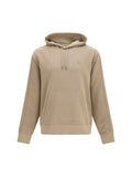 Burberry Men Check Hoodie With Drawstrings