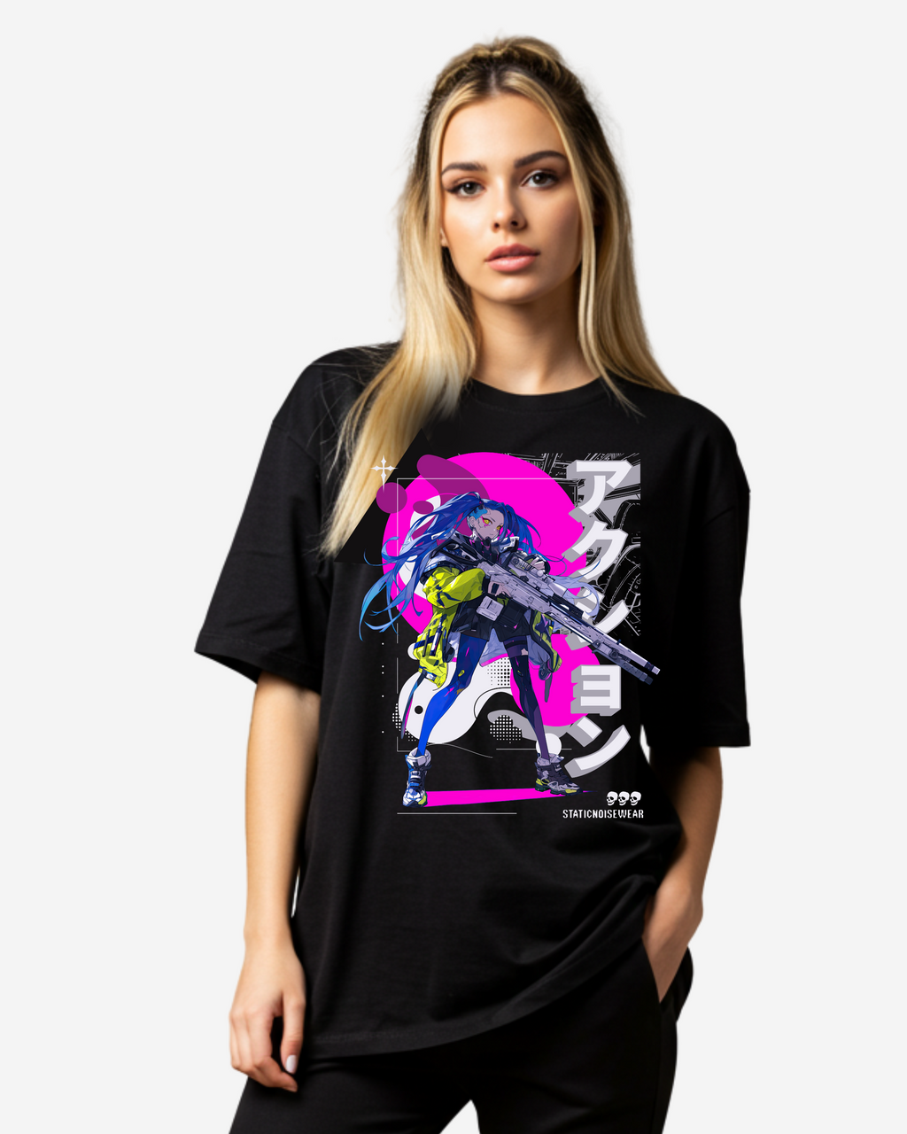 Digital Action Women's Oversized T-Shirt