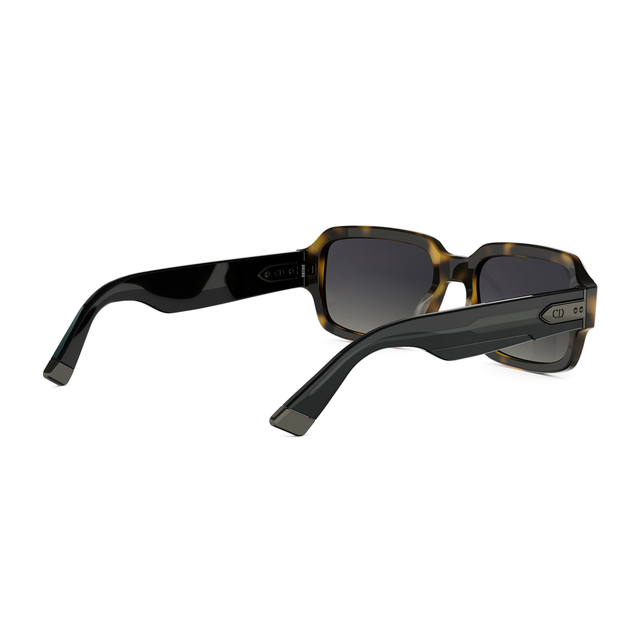Havana Geometric Acetate Sunglasses