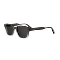 Brown Geometric Acetate Sunglasses