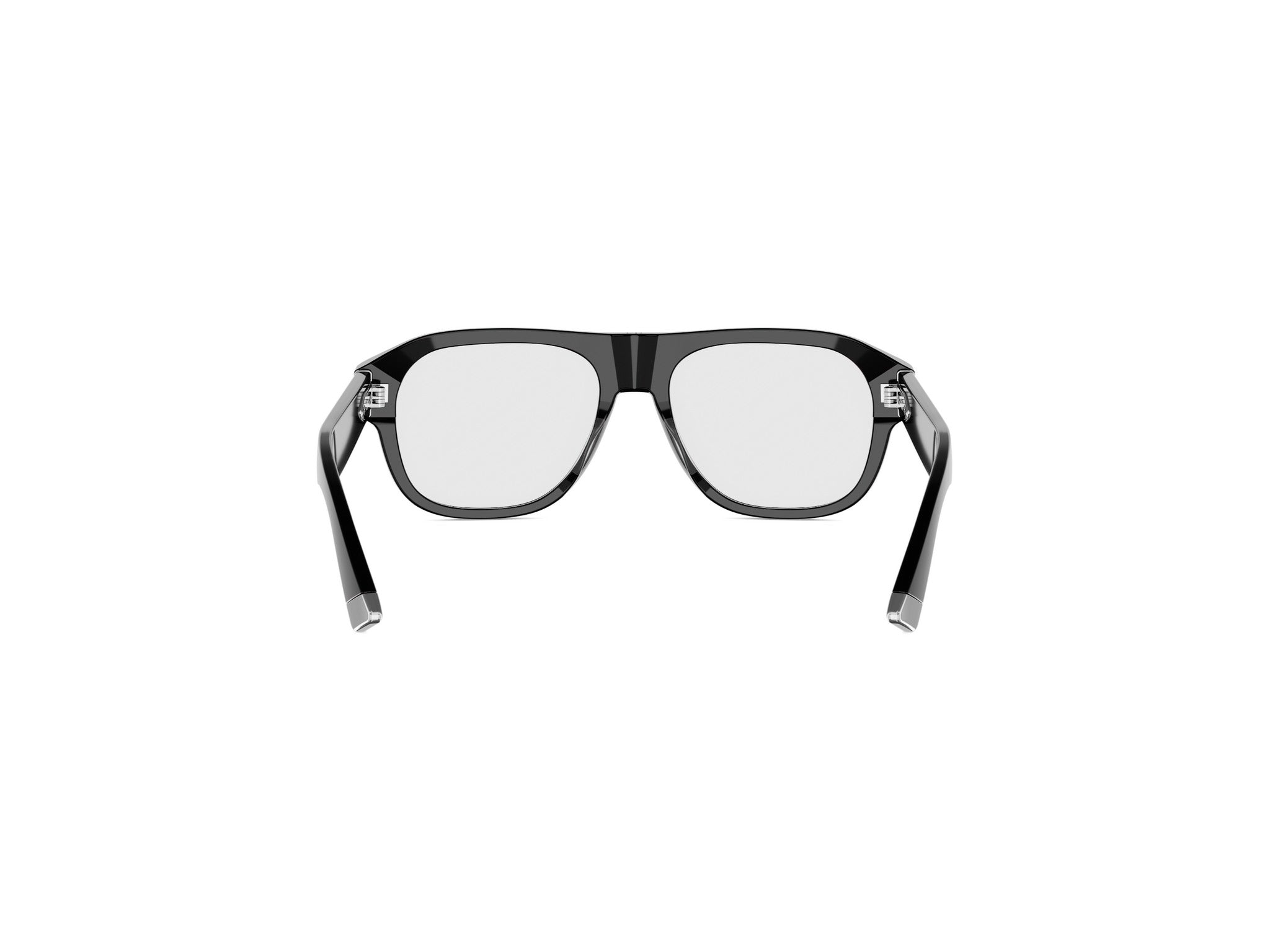 Black Pilot Acetate Eyeglasses