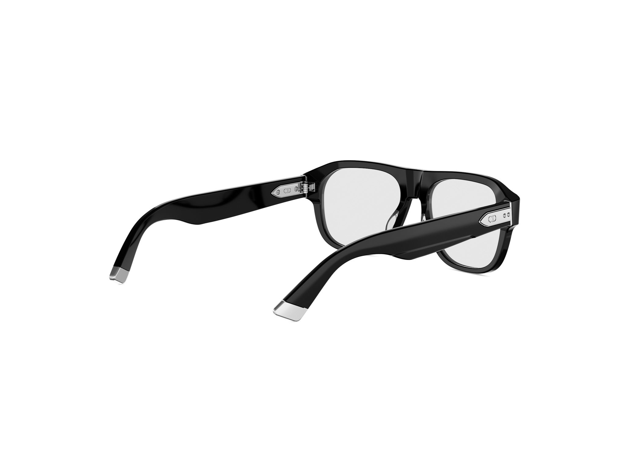 Black Pilot Acetate Eyeglasses
