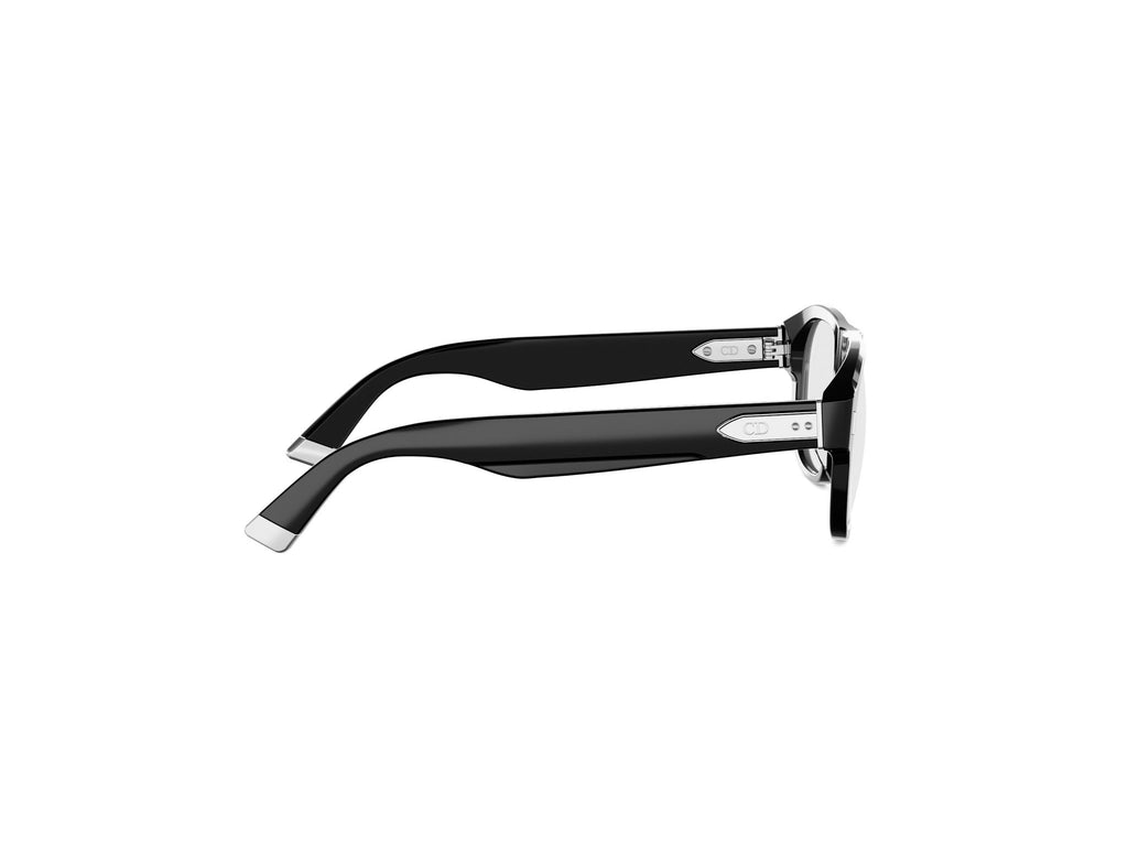 Black Pilot Acetate Eyeglasses
