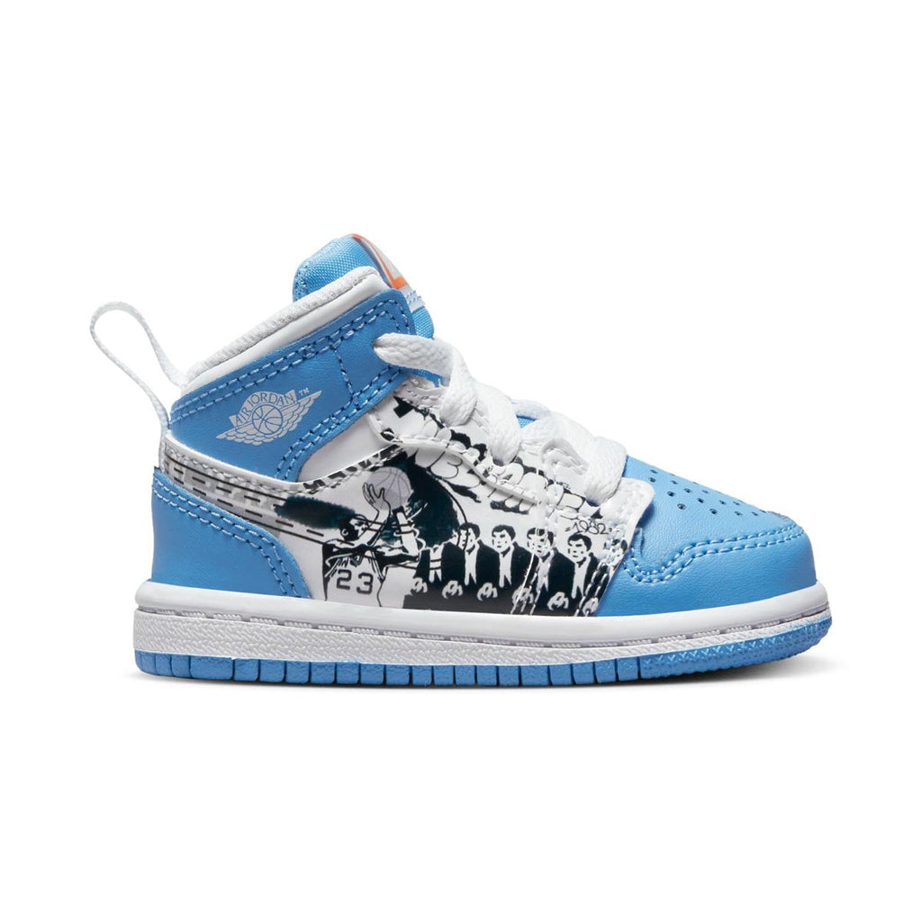 Jordan 1 Mid Sneaker School Baby/Toddler Shoes