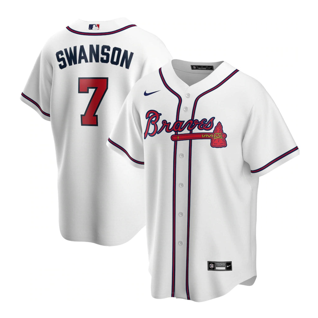 Dansby Swanson Atlanta Braves 7 Jersey