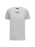 Balmain Women Cotton Logo T-Shirt