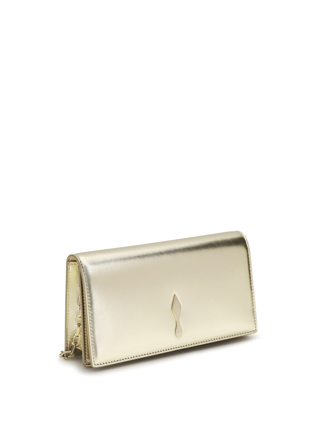 Christian Louboutin Women Bettina Clutch In Laminated Leather