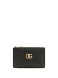 Dolce & Gabbana Women Leather Card Holder With Logo