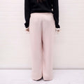 EDWARD ACHOUR PARIS PINK PANTS WITH GOLD BUTTONS - SIZE 44