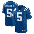 Indianapolis Colts Anthony Richardson Sr. Royal Team Game Jersey
