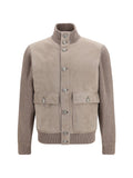 Brunello Cucinelli Men Suede Jacket