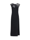 Ferragamo Women Silk Dress With Lace