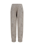 Brunello Cucinelli Women Track Dazzling Water Lillies Pants
