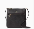 NWT Kate Spade Sadie Large Crossbody Leather Bag in Black