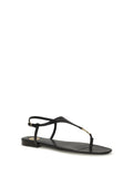 Saint Laurent Women Cassandre Leather Sandals