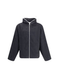 Our Legacy Men Zip Sweater Furry Effect Design