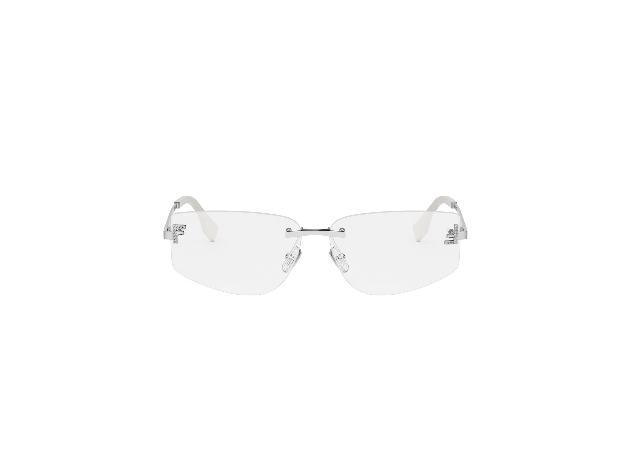 Rimless Geometric Eyeglasses