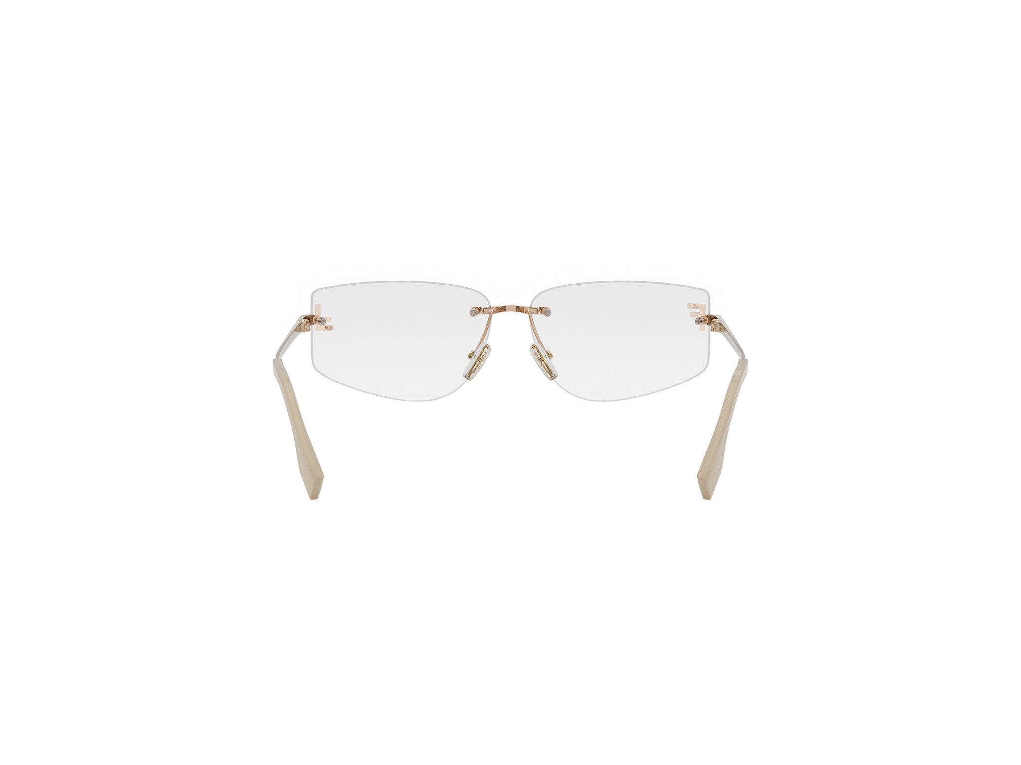 Rimless Geometric Eyeglasses