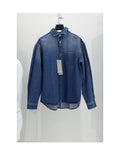 Dior Homme Men Jacket Denim Stampa Laser Laterale